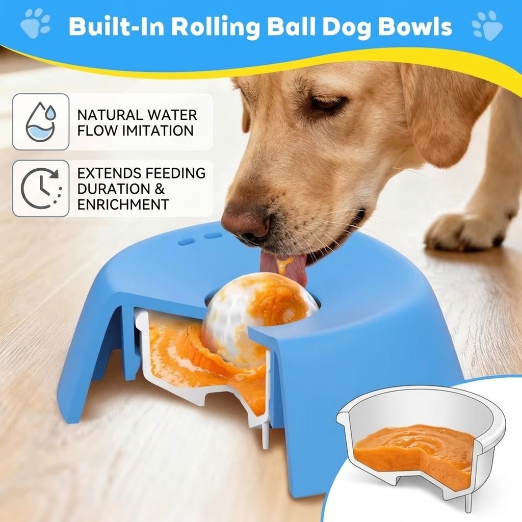 Anti-Choking Slow Feeder Bowl